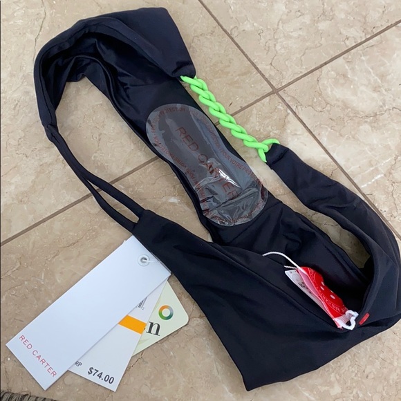 Red Carter Side Chain Bikini Bottom - Picture 6 of 6